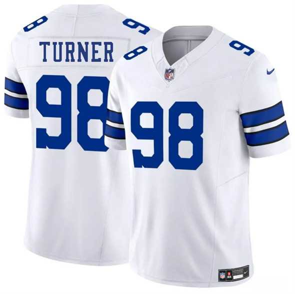 Men & Women & Youth Dallas Cowboys #98 Payton Turner White 2025 F.U.S.E. Vapor Untouchable Limited Stitched Jersey->denver broncos->NFL Jersey